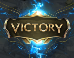 A picture of the word Victory.